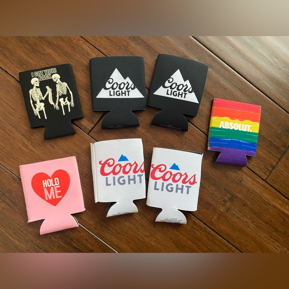 Coors Light and Absolut Koozies Set